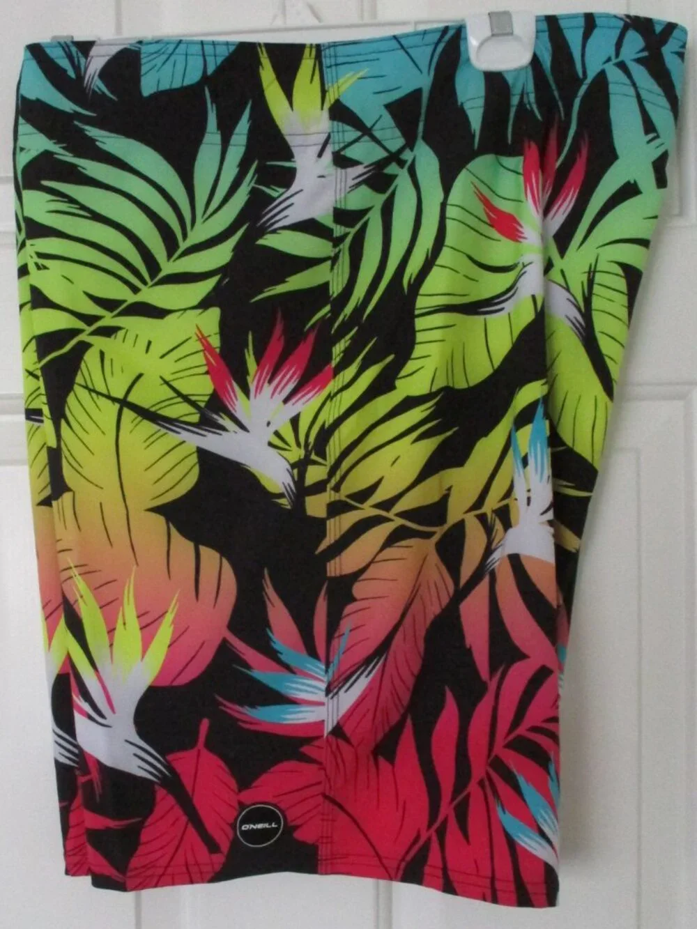 O'Neill Mens Multicolor Floral Stretch Swim Board Short w/Cargo NWOT - Size 40W